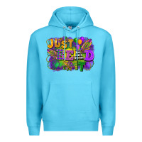 Ocean Blue just bead it Premium Hoodie - FaDigitalArtStudio