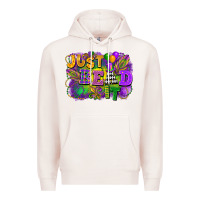 Pale Pink just bead it Premium Hoodie - FaDigitalArtStudio
