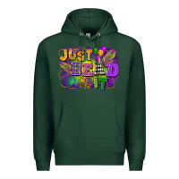 Sports Green just bead it Premium Hoodie - FaDigitalArtStudio
