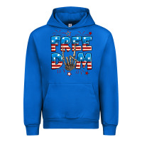 Cobalt Freedom rock hand Urban Hoodie - Neo Western