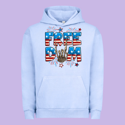 Freedom Rock Hand Urban Hoodie Designed By Neo Western