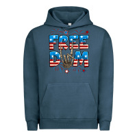 Pigment Midnight Navy Freedom rock hand Urban Hoodie - Neo Western