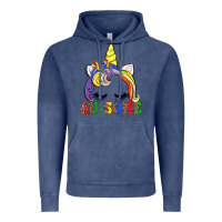 Vintage Denim autism au some  unicorn Vintage Hoodie - AdoDesignShop