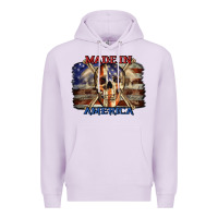 Lilac Made in America 4th of july Premium Hoodie - CowGirlArtShop