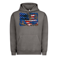 Pigment Tornado Leopard glitter American flag 4th of july Urban Hoodie - CowGirlArtShop