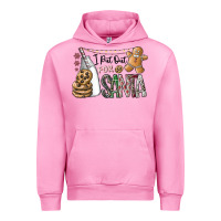Fuchsia Pink i put out for santa Urban Hoodie - CowhideDigitalArt