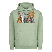 Pigment Oil Green i put out for santa Urban Hoodie - CowhideDigitalArt