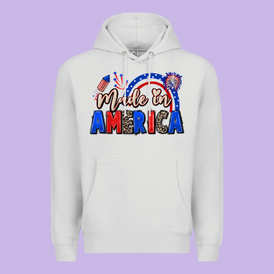 Made In America 4th Of July Premium Hoodie Designed By Cowgirlartshop