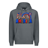 Rock Made in America 4th of july Premium Hoodie - CowGirlArtShop