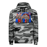 Slate Camo Made in America 4th of july Premium Hoodie - CowGirlArtShop
