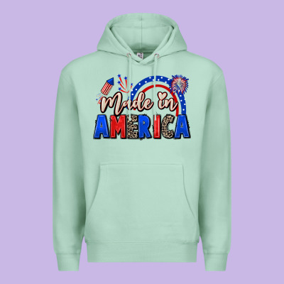 Made In America 4th Of July Premium Hoodie Designed By Cowgirlartshop