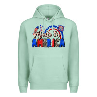 Seafoam Made in America 4th of july Premium Hoodie - CowGirlArtShop