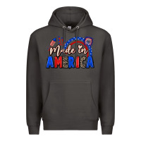 Smoke Made in America 4th of july Premium Hoodie - CowGirlArtShop