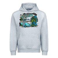 Heather Grey summer vibes Urban Hoodie - SublimationCraftShop