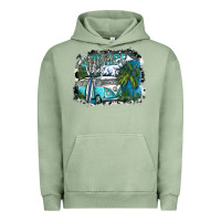 Pigment Oil Green summer vibes Urban Hoodie - SublimationCraftShop