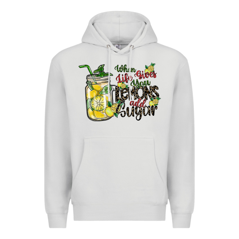 When Life Gives You Lemons Add Sugar Premium Hoodie by SublimationCraftShop | Teevron