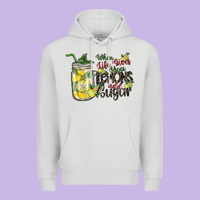 When Life Gives You Lemons Add Sugar Premium Hoodie Designed By Sublimationcraftshop