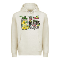 Oatmeal Heather when life gives you lemons add sugar Premium Hoodie - SublimationCraftShop