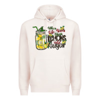 Pale Pink when life gives you lemons add sugar Premium Hoodie - SublimationCraftShop