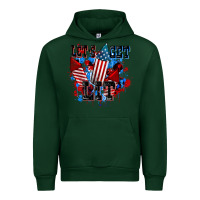 Forest Green Let's get lit 4th of july Urban Hoodie - CowGirlArtShop