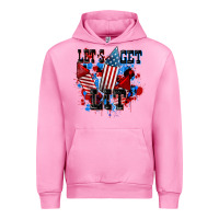 Fuchsia Pink Let's get lit 4th of july Urban Hoodie - CowGirlArtShop