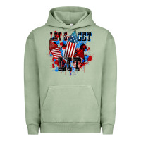 Pigment Oil Green Let's get lit 4th of july Urban Hoodie - CowGirlArtShop
