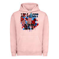 Pigment Salmon Let's get lit 4th of july Urban Hoodie - CowGirlArtShop