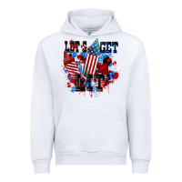 White Let's get lit 4th of july Urban Hoodie - CowGirlArtShop