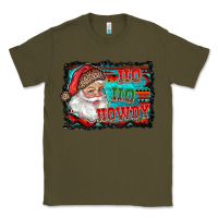 Army Green ho ho howdy with santa Classic Tee - RanaPortraitStore