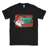 Black ho ho howdy with santa Classic Tee - RanaPortraitStore
