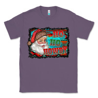 Lavender ho ho howdy with santa Classic Tee - RanaPortraitStore