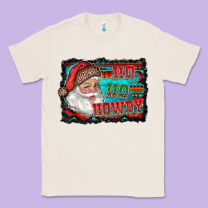 Ho Ho Howdy With Santa Classic Tee Designed By Ranaportraitstore