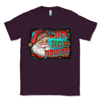 Plum ho ho howdy with santa Classic Tee - RanaPortraitStore