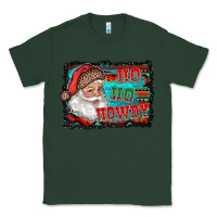 Sports Green ho ho howdy with santa Classic Tee - RanaPortraitStore