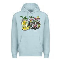 Blue Mist when life gives you lemons add sugar Premium Hoodie - SublimationCraftShop
