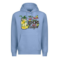 Colony Blue when life gives you lemons add sugar Premium Hoodie - SublimationCraftShop