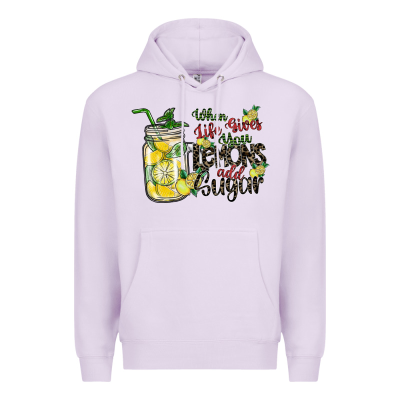 When Life Gives You Lemons Add Sugar Premium Hoodie by SublimationCraftShop | Teevron