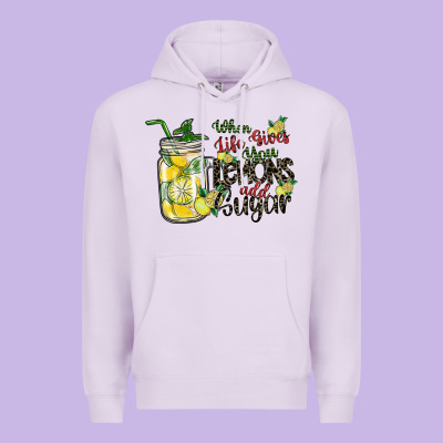 When Life Gives You Lemons Add Sugar Premium Hoodie Designed By Sublimationcraftshop