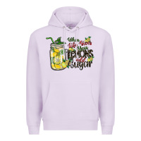 Lilac when life gives you lemons add sugar Premium Hoodie - SublimationCraftShop