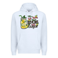 White when life gives you lemons add sugar Premium Hoodie - SublimationCraftShop