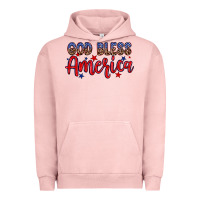 Pigment Salmon God bless America Urban Hoodie - Neo Western