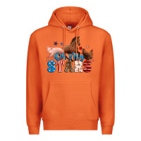 Carrot Horse pig chicken with oh my stars Premium Hoodie - Neo Western
