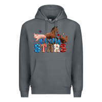 Rock Horse pig chicken with oh my stars Premium Hoodie - Neo Western