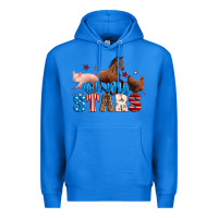 True Royal Horse pig chicken with oh my stars Premium Hoodie - Neo Western