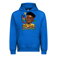 Cobalt juneteenth black boy Urban Hoodie - HRA Design Shop