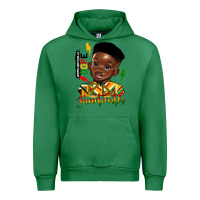 Emerald juneteenth black boy Urban Hoodie - HRA Design Shop