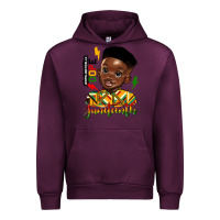 Mauve Wine juneteenth black boy Urban Hoodie - HRA Design Shop