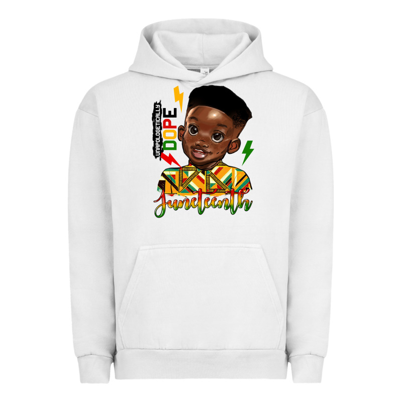 Juneteenth Black Boy Urban Hoodie by HRA Design Shop | Teevron