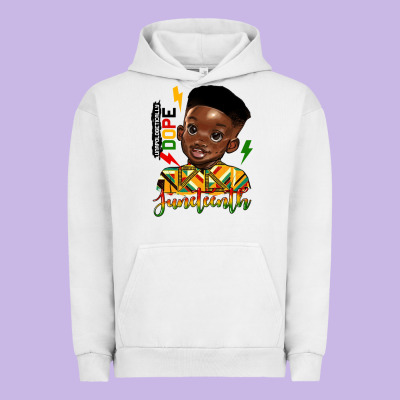 Juneteenth Black Boy Urban Hoodie Designed By Hra Design Shop