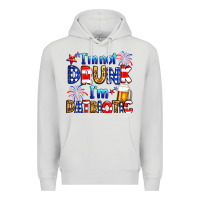 Dove Grey I'm not drunk I'm patriotic Premium Hoodie - Neo Western